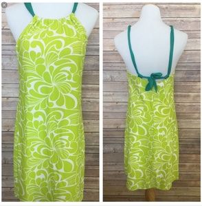 Athleta Kokomo printed halter swim dress, Size S